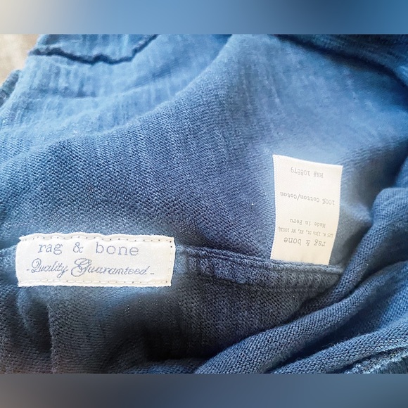 Rag & Bone Relaxed Fit Navy Sweatshirt with Back Center Seam Women’s Siz… - Picture 4 of 5